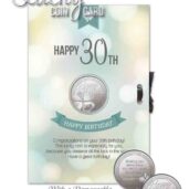 LUCK COIN CARD- HAPPY 30TH