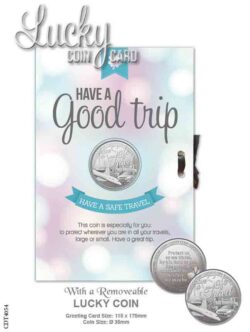 LUCK COIN CARD- GOOD TRIP