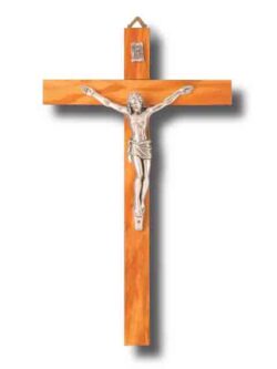 WALL CRUCIFIX - OLIVE WOOD