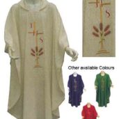 CHASUBLE & STOLE - WHITE
